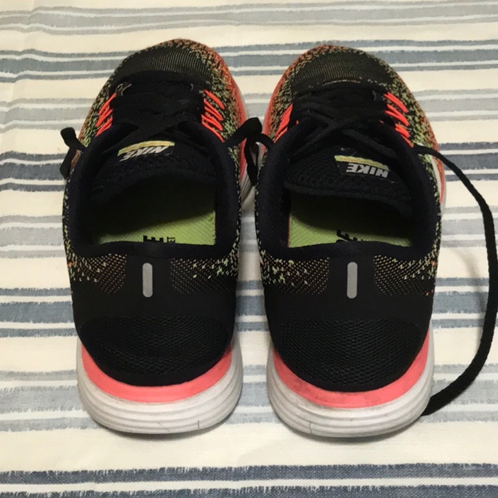 nike free run distance wolf grey/black -green atomic orange. 8.5. See photos - Picture 5 of 12